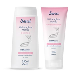 Kit de Shampoo e Condicionador Sensi Hidratacao e Maciez Jequiti