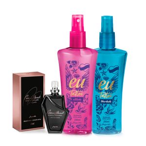 Kit de Desodorantes Colônias Splashs Eu Tattoo + Patricia Abravanel Intenso Jequiti