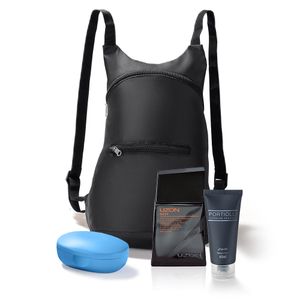 Kit de Acessórios e Uzon Deep Desodorante Colônia Masculina Jequiti