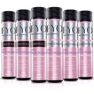 Kit Shampoo e Condicionador Fyo Profissional Liso Prolongado Jequiti