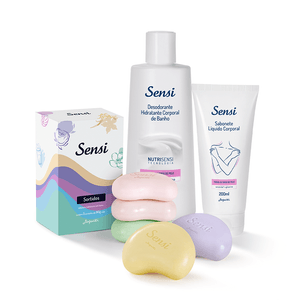 Kit De Banho Linha Sensi Jequiti