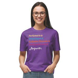 Camiseta Roxa Frases Jequiti