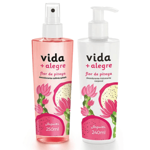 Kit Completo Vida + Alegre Flor de Pitaya Jequiti