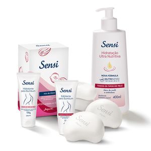 Kit Corporal E Para Bumbum Sensi Jequiti