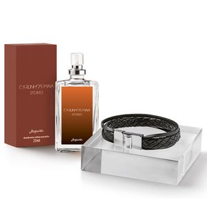 Kit Carlinhos Maia Stories Desodorante Colônia Masculina + Pulseira Maia Jequiti