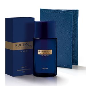 Kit Portiolli Celebrate Desodorante Colônia Masculina + Carteira Blue Jequiti