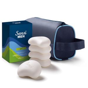 Kit Sabonete Hidratante Em Barra Men Sport Sensi + Nécessaire Men Jequiti