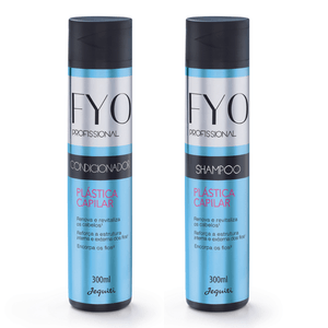 Kit De Shampoo E Condicionador Fyo Profissional Plástica Capilar Jequiti