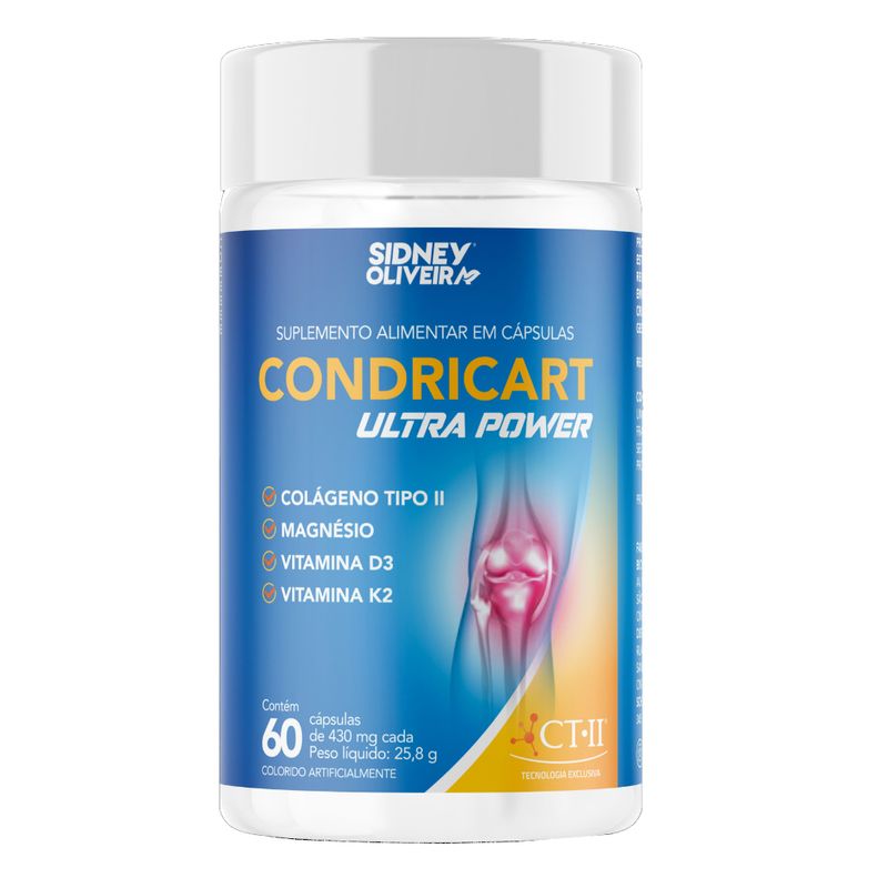 COLÁGENO TIPO II + VITAMINA D3 + MAGNÉSIO CONDRICART ULTRA 60