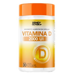Vitamina D3 2000ui 30 Cápsulas Sidney Oliveira Jequiti