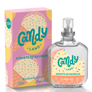 Candy Land Sorvete De Baunilha Desodorante Colônia Jequiti, 25 ml