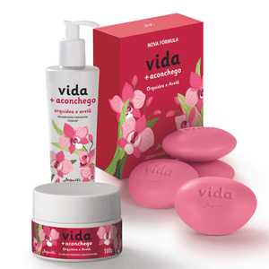 Kit Vida + Aconchego Orquídea e Avelã