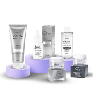 Kit Completo de Cuidados Faciais Sensi Skincare –  5 Itens Essenciais