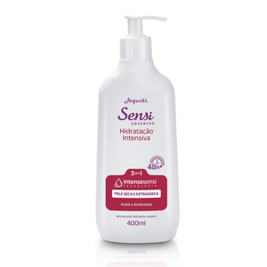 Desodorante Hidratante Corporal  Sensi Avelã e Amêndoas, 400 ml